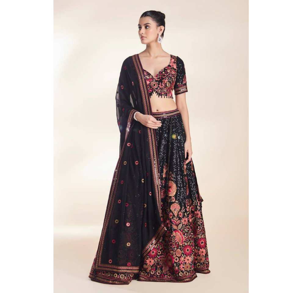 Premium Faux Georgette Lehenga