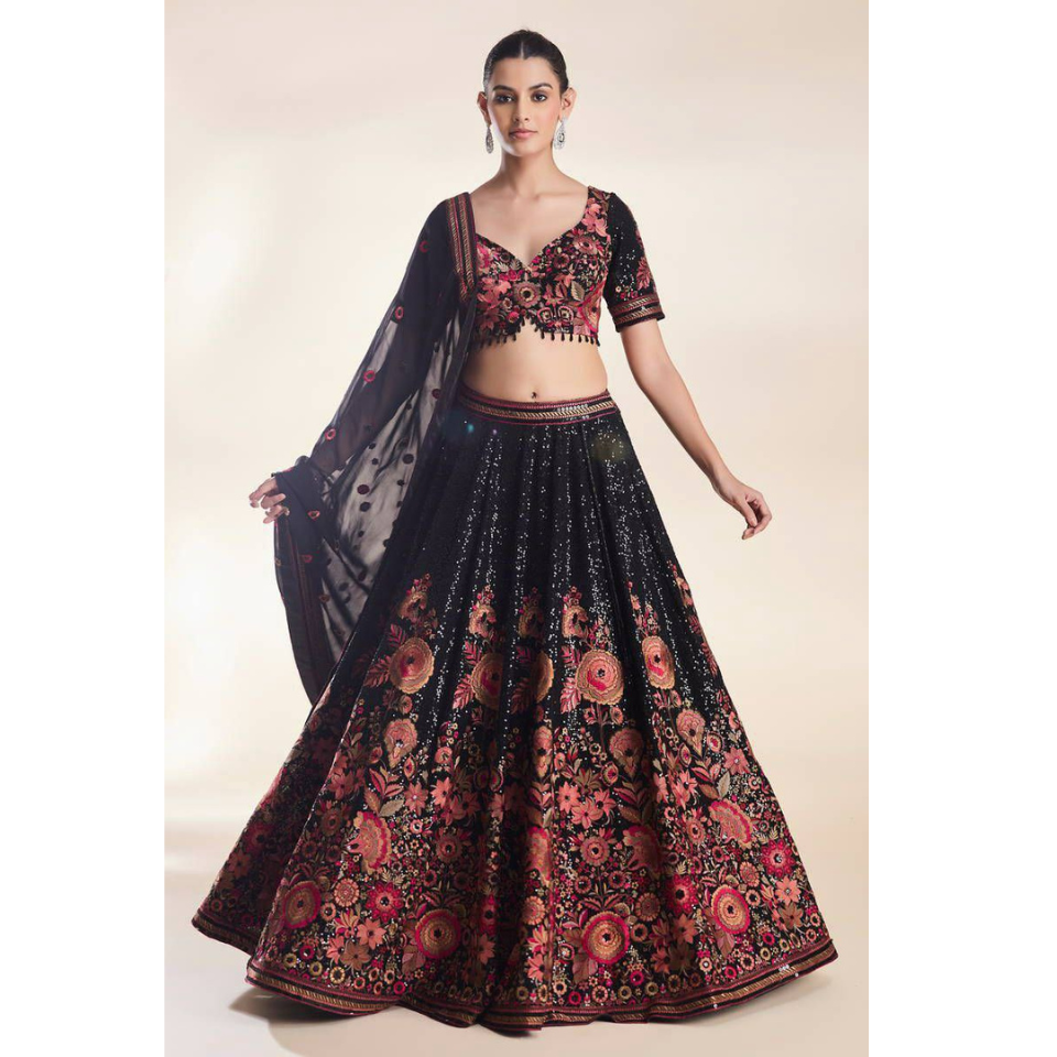 Premium Faux Georgette Lehenga