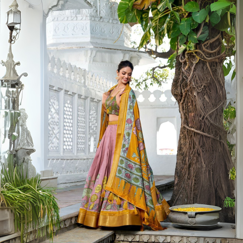 Beautiful Dola Silk Jacquard lehenga choli set