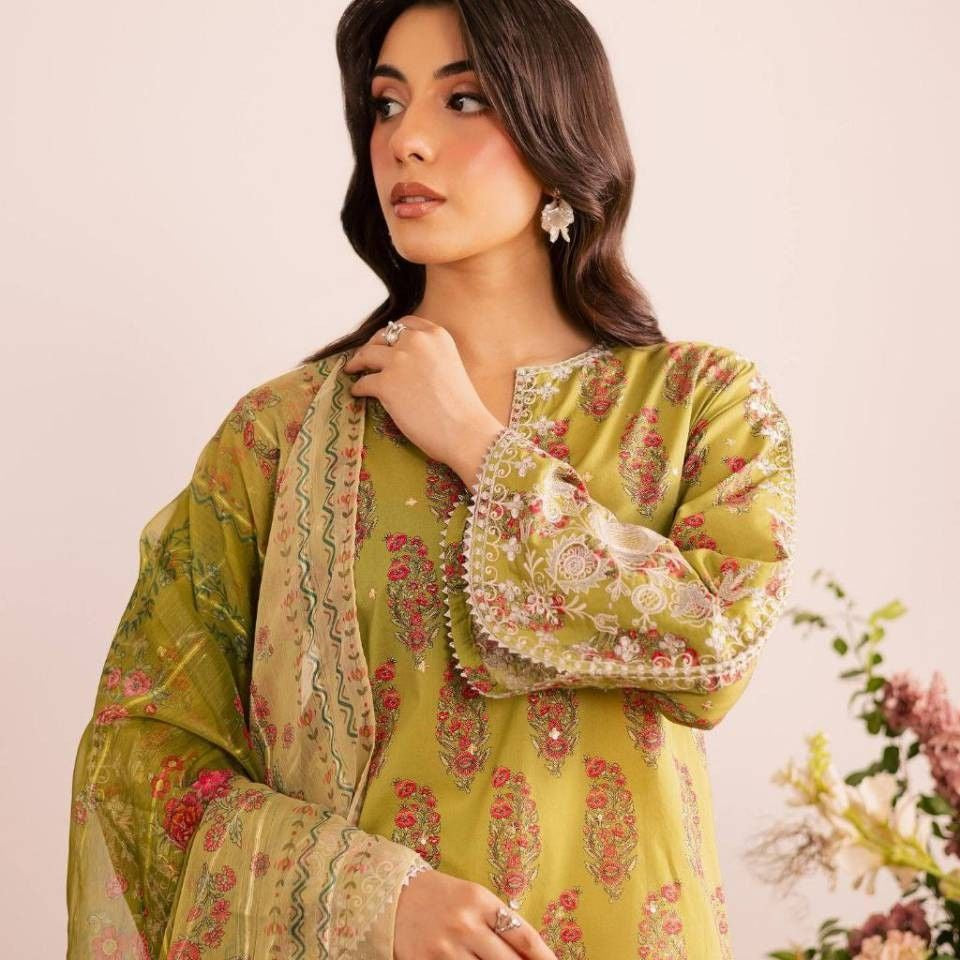 Stylish Franch Crepe suit set