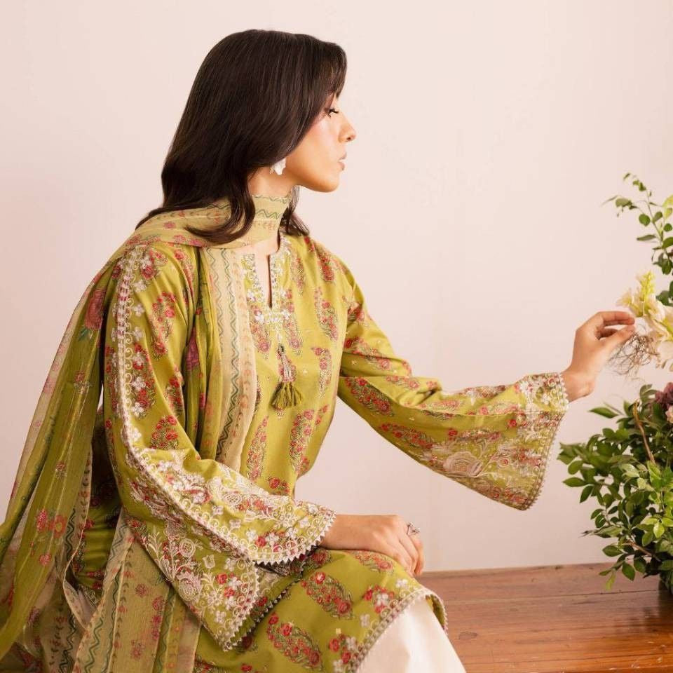 Stylish Franch Crepe suit set