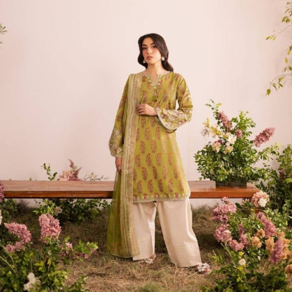 Stylish Franch Crepe suit set