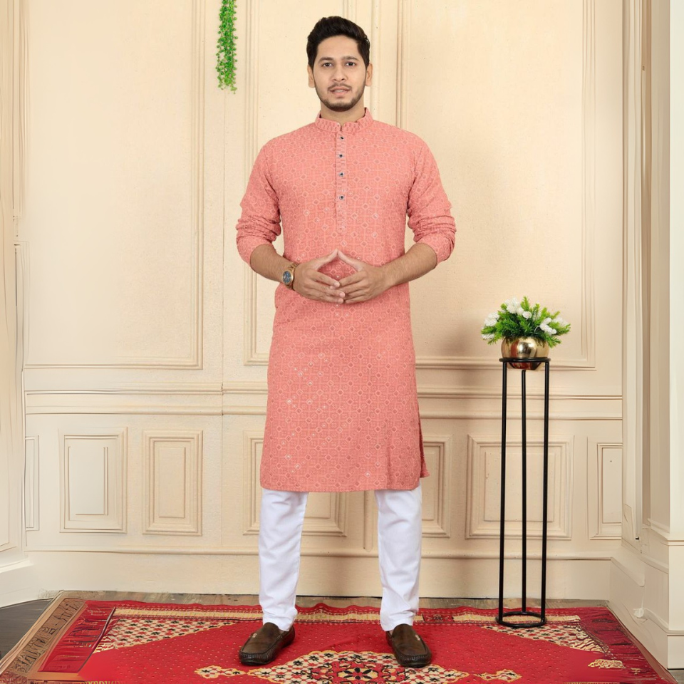 Elegant men’s kurta from the Franchico catalog