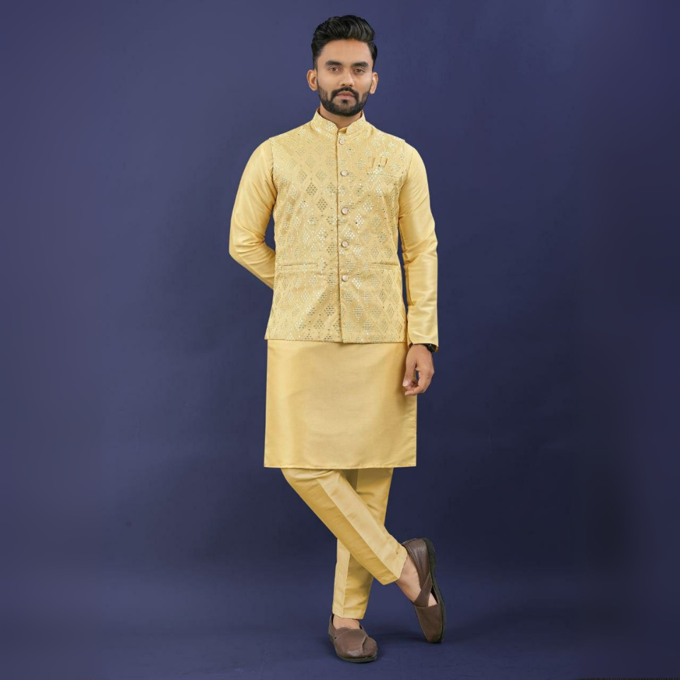 Elegant koti-kurta set