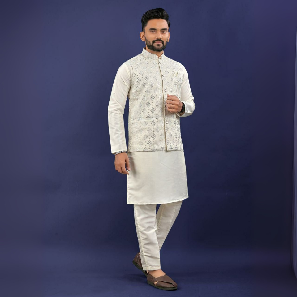 Elegant koti-kurta set