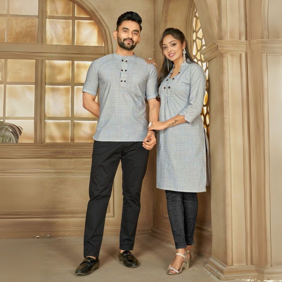 Classic cotton couple wear set