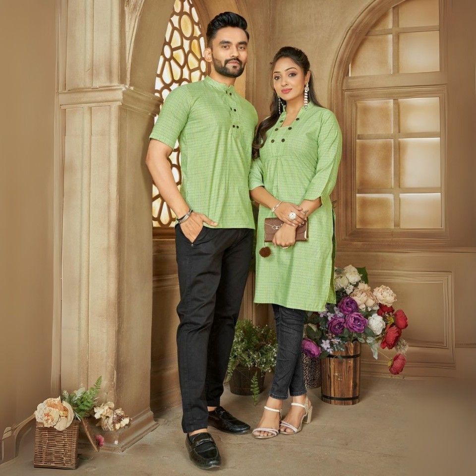 Classic cotton couple wear set
