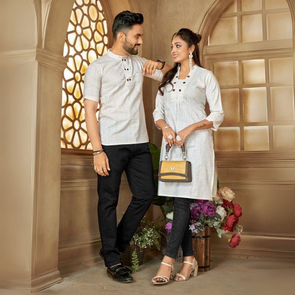 Classic cotton couple wear set