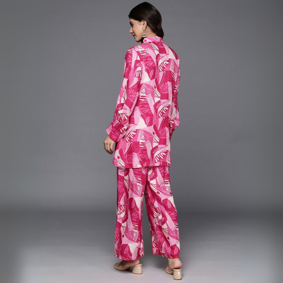 Cotton Rayon Ready-to-Wear Co-ord Set