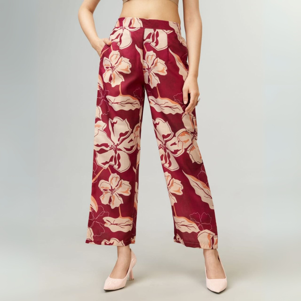 Multi-Colour Cotton Blend Western Co-ord Set