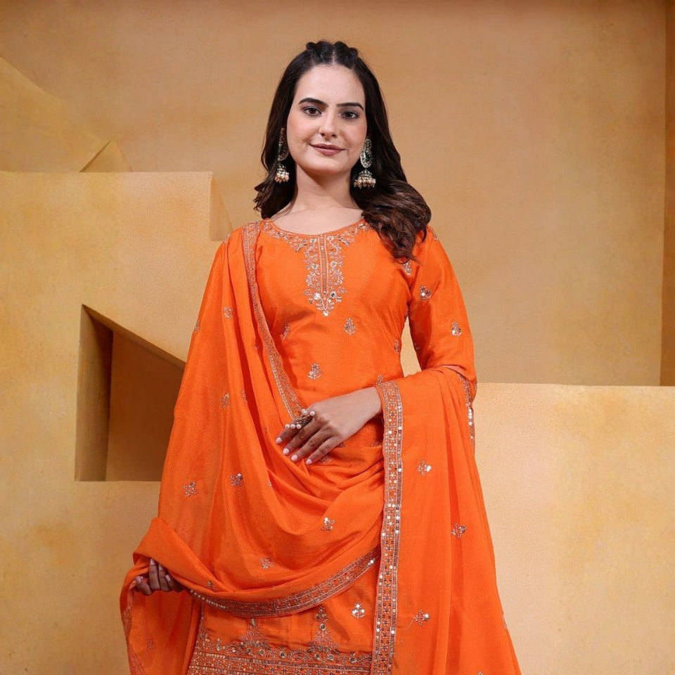 Sana Chinon Sharara Suit