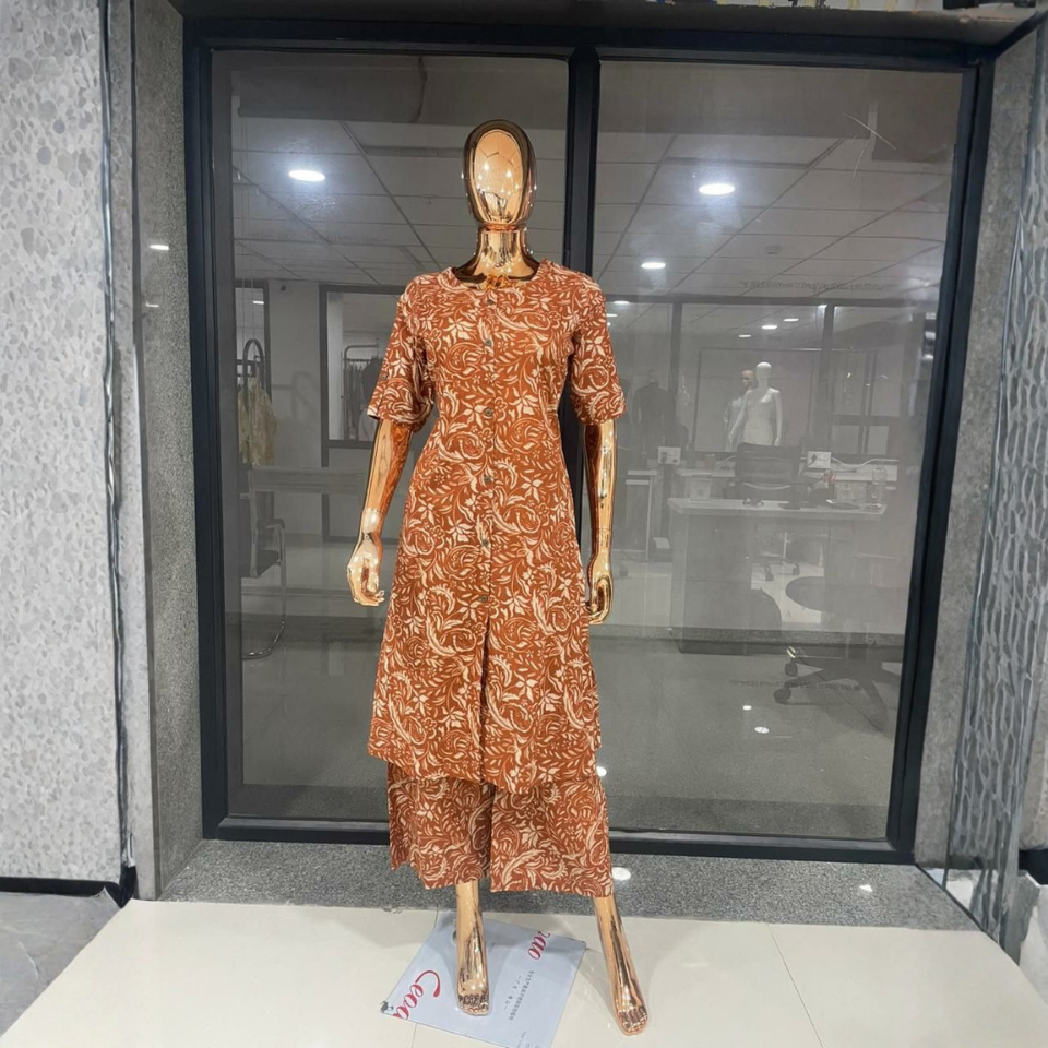 Women’s Poly Rayon Printed Casual Wear Top – Soft & Comfortable Daily Wear