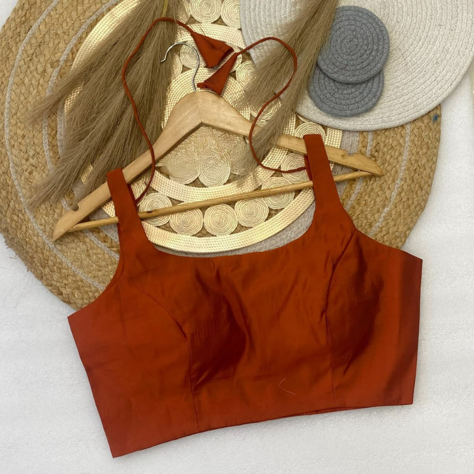 Women’s Partywear Pali Cotton Sleeveless Blouse with Double Astar Finish