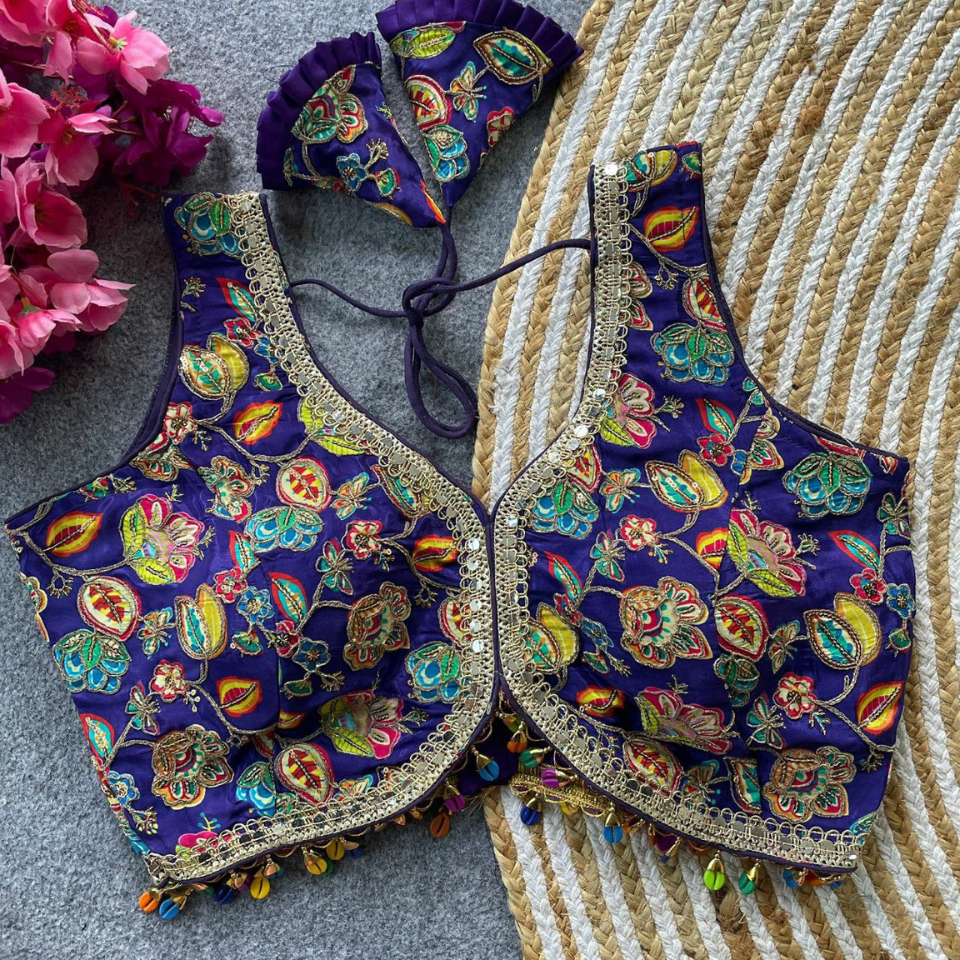 Pure Natural Crepe Blouse with Padding