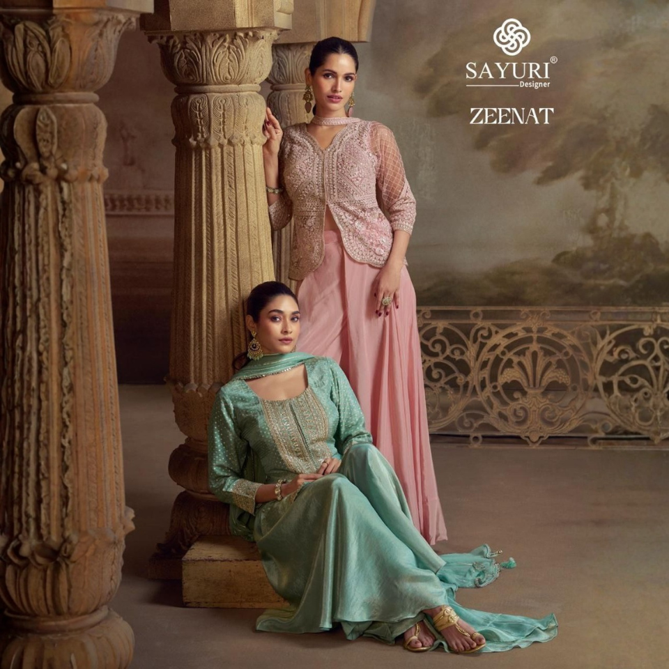 Embroidered  Viscose Palazzo Suit Set (Copy)