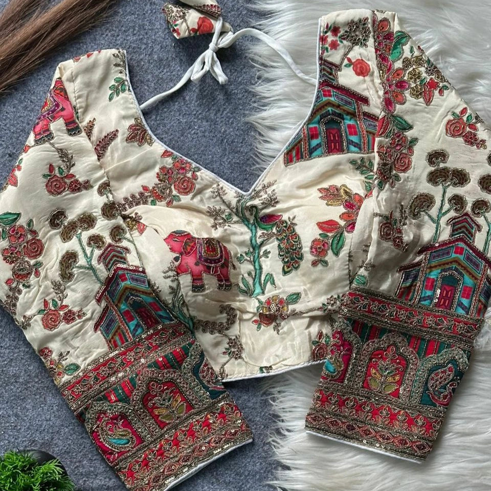 Pure Crepe Designer Dori Blouse
