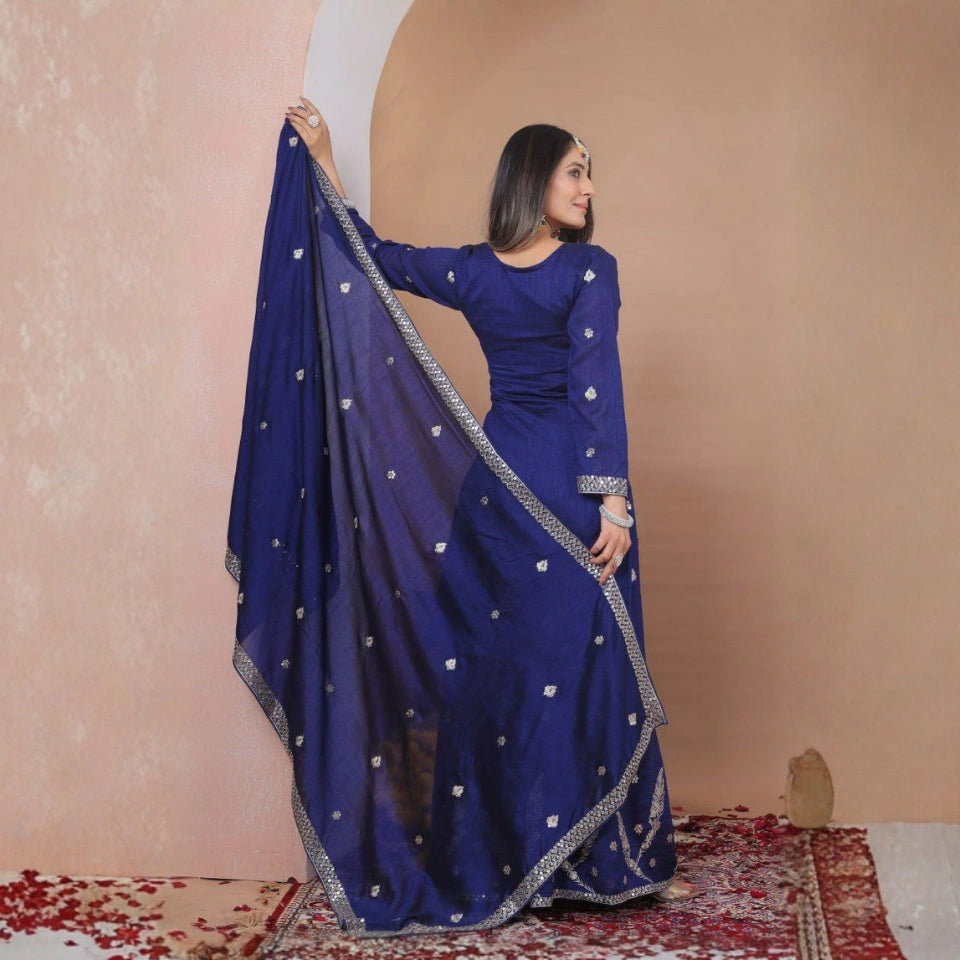 Kiara Vichitra Sharara Suit Set