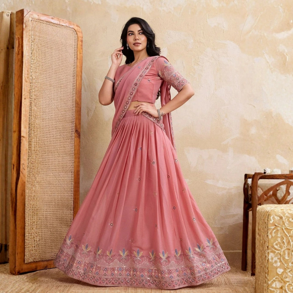 Arohi Star Georgette Lehenga