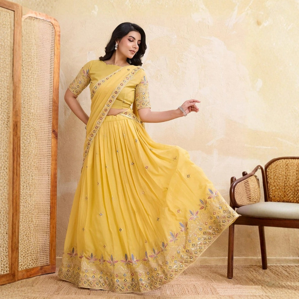 Arohi Star Georgette Lehenga