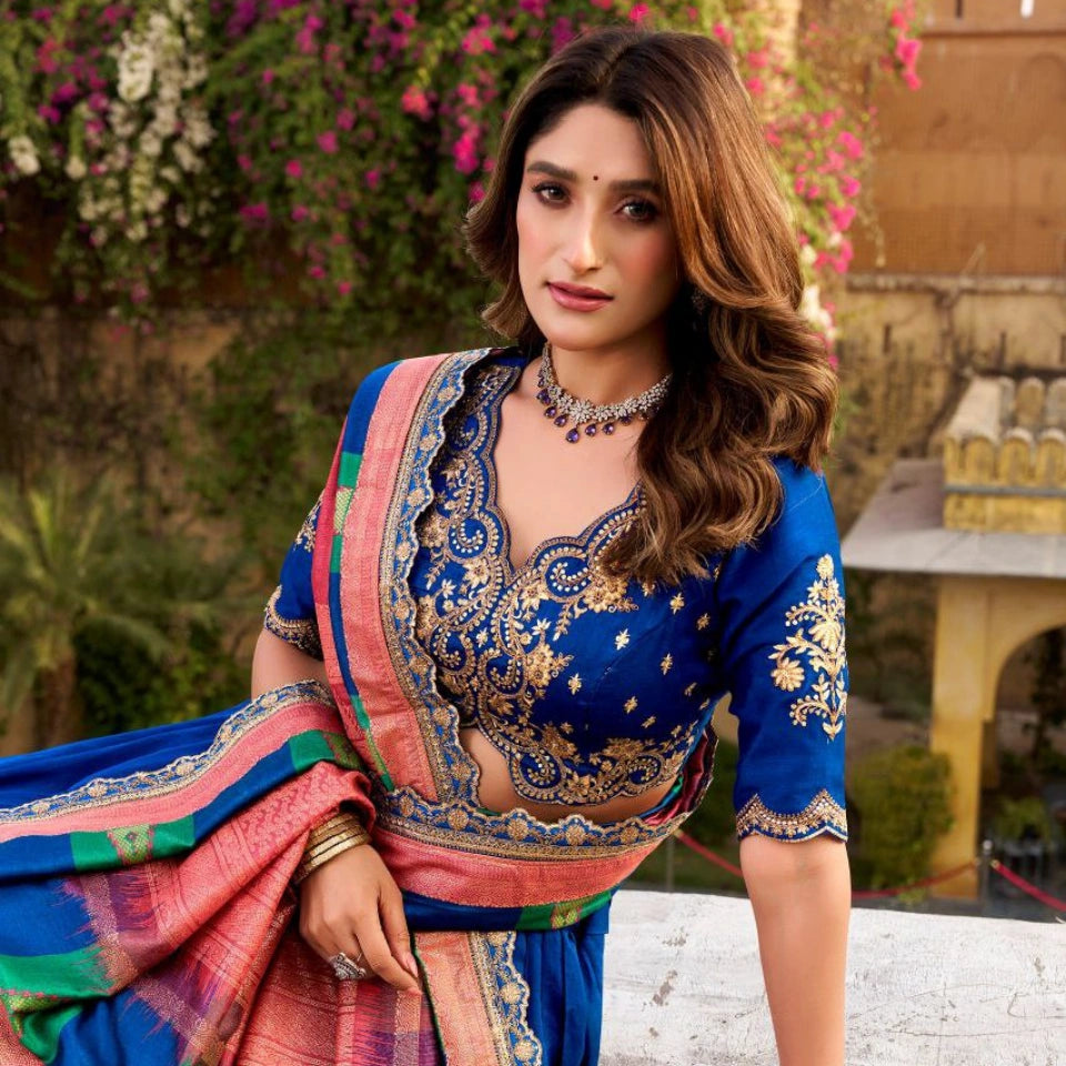 Rihana Vichitra Silk Lehenga