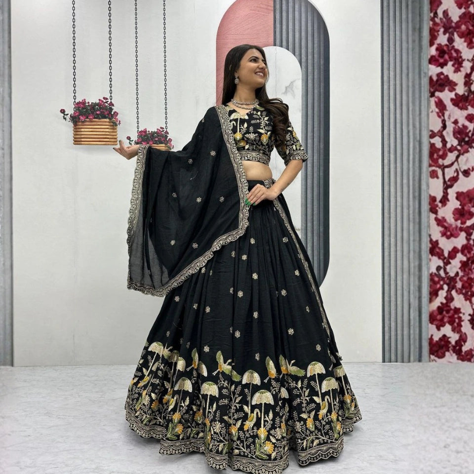 Aashvi Vichitra Silk Lehenga