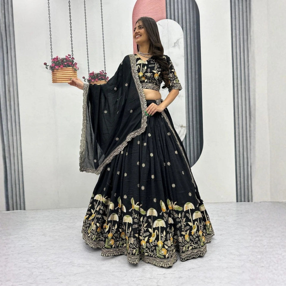 Aashvi Vichitra Silk Lehenga