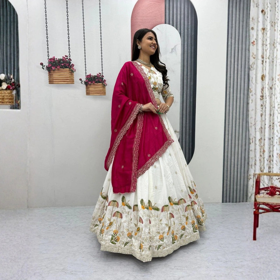 Aashvi Vichitra Silk Lehenga