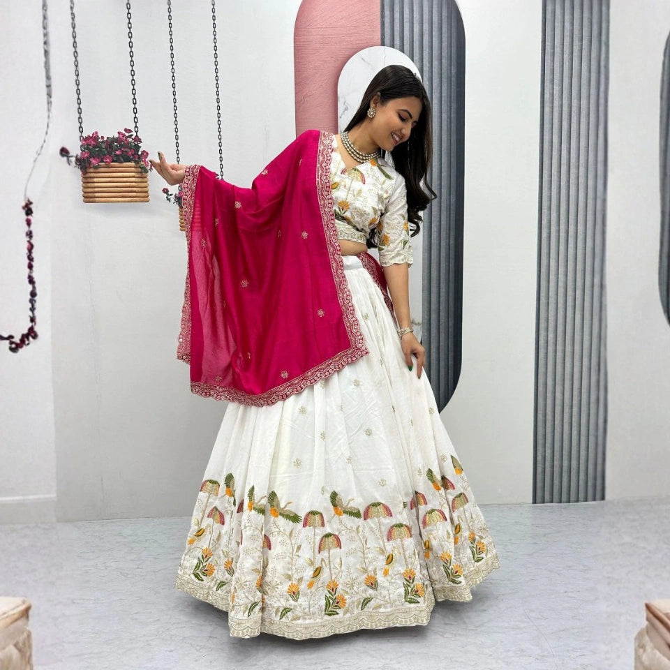 Aashvi Vichitra Silk Lehenga