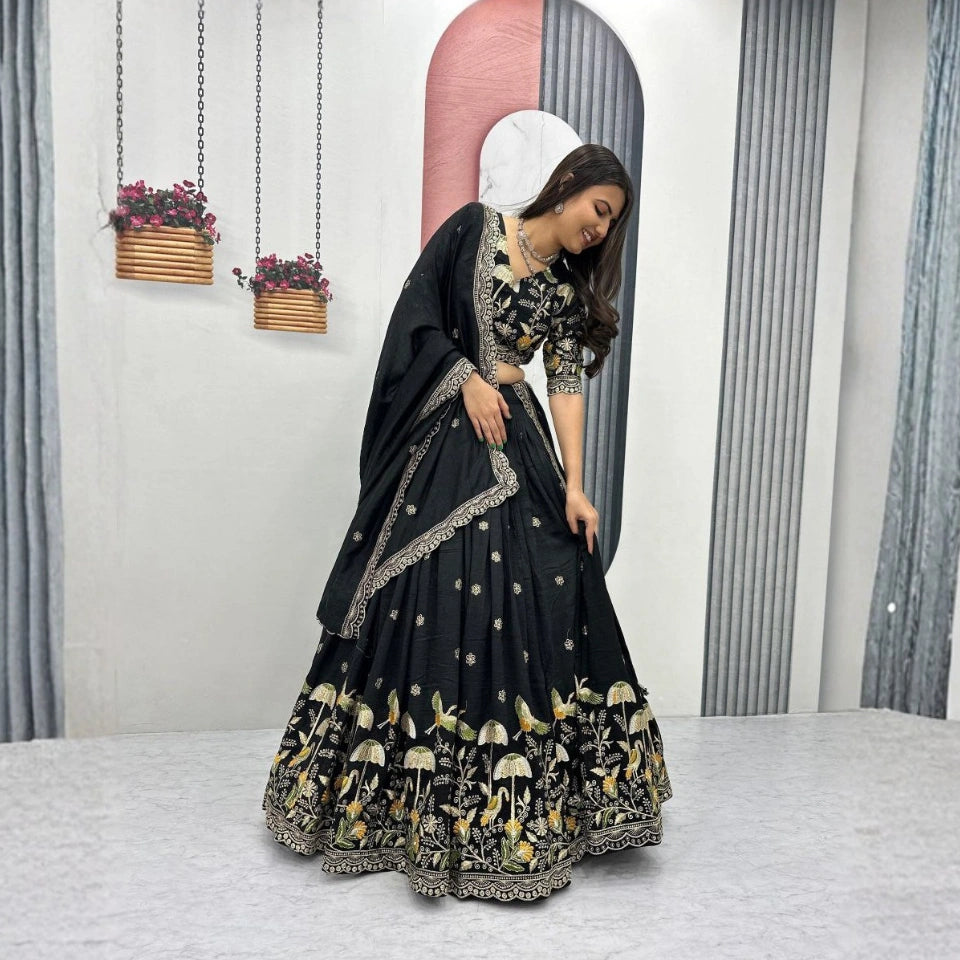 Aashvi Vichitra Silk Lehenga