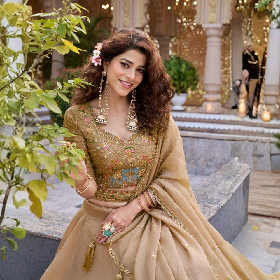 Noor Crunchy Bridal Lehenga