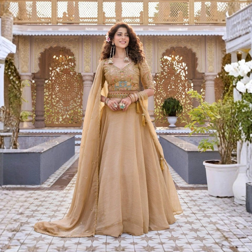 Noor Crunchy Bridal Lehenga