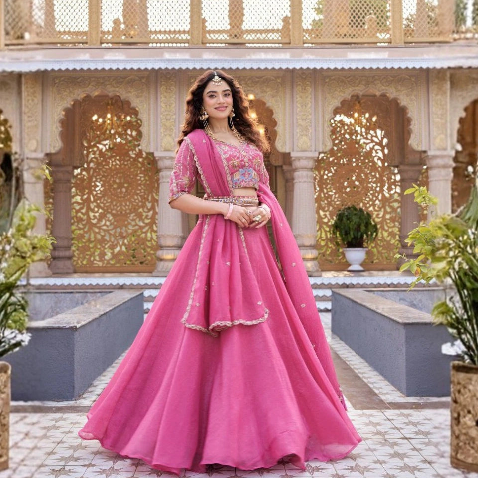 Noor Crunchy Bridal Lehenga