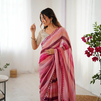 Linen Printed Saree