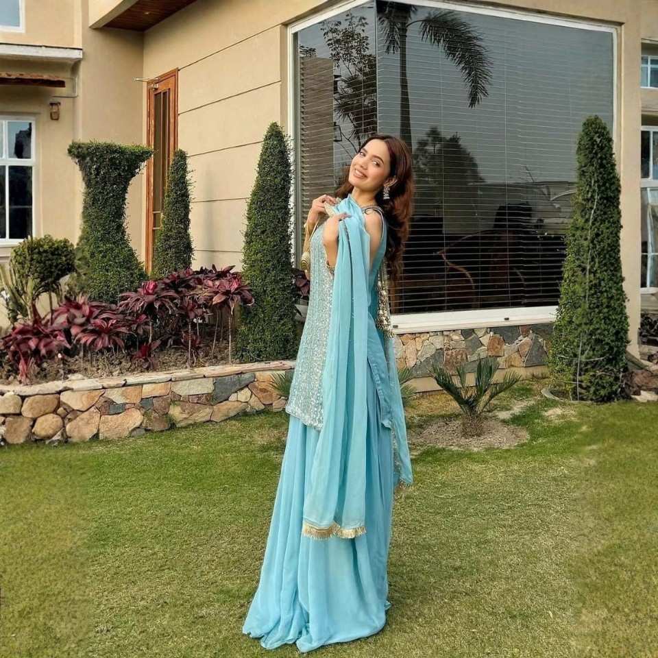 Fox Georgette Kurta Plazzo Set with Dupatta – Fully Stitched