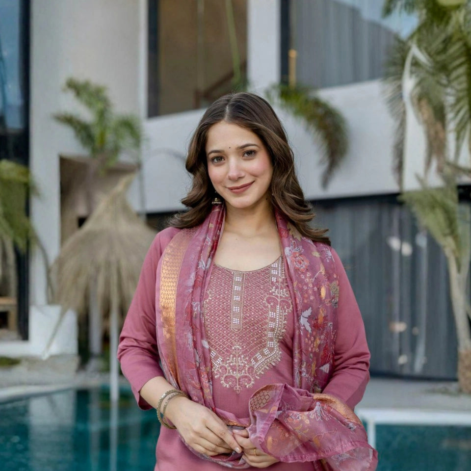 Ziva Organza Kurti Set