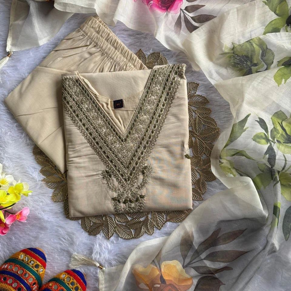 Kavya Roman Silk Kurti Set