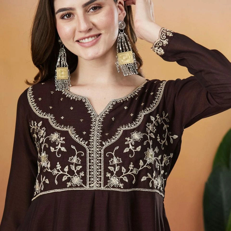 Sana Vichitra Kurti Set