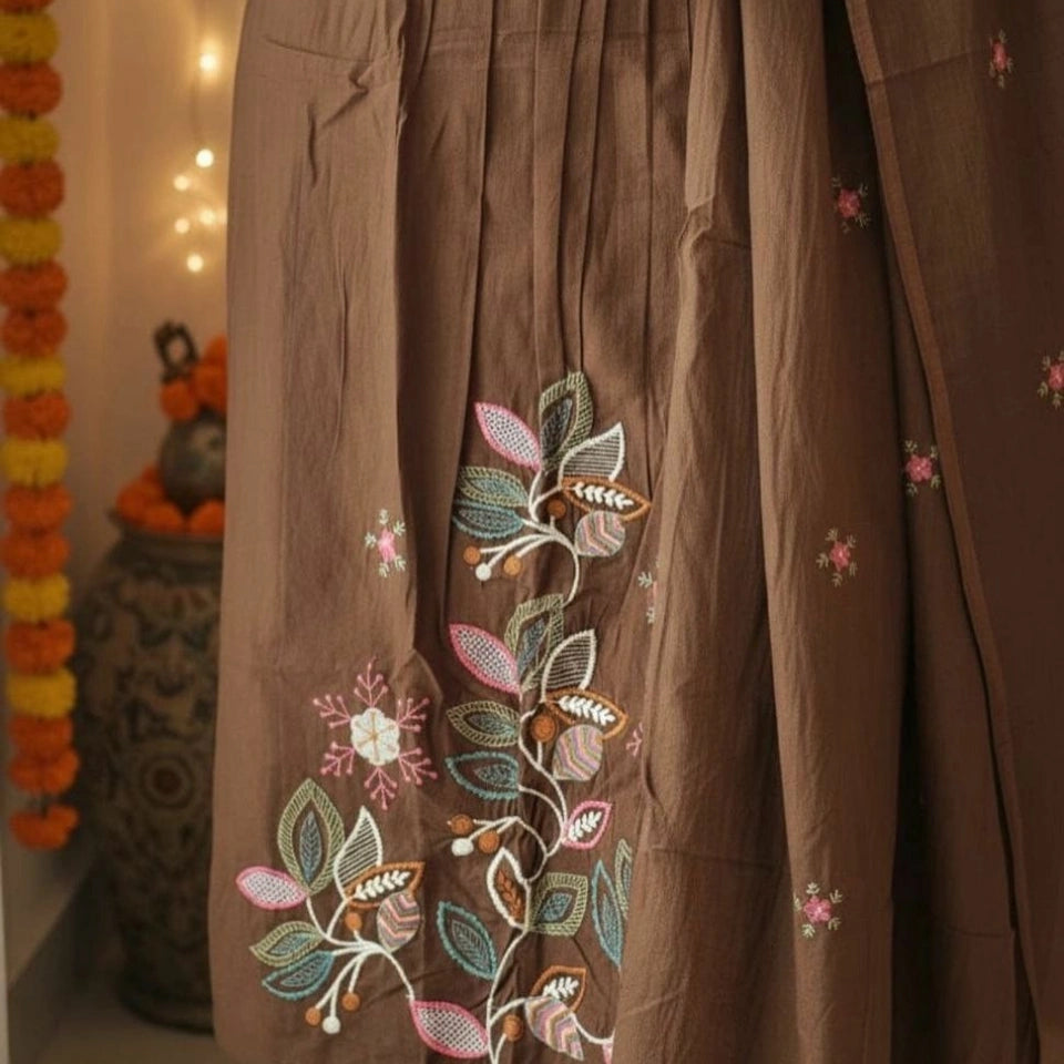Naira Cotton Everyday Ethnic Anarkali Set