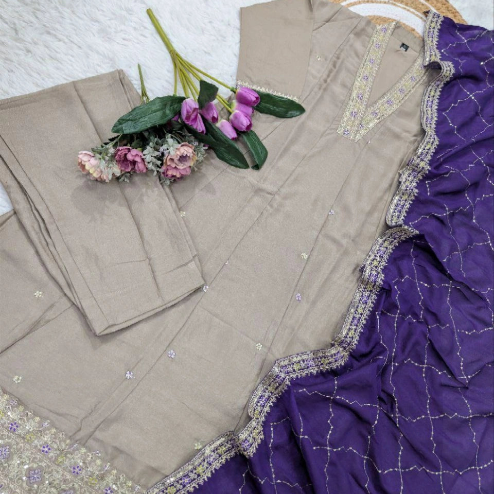 Sana Vichitra Kurti Set