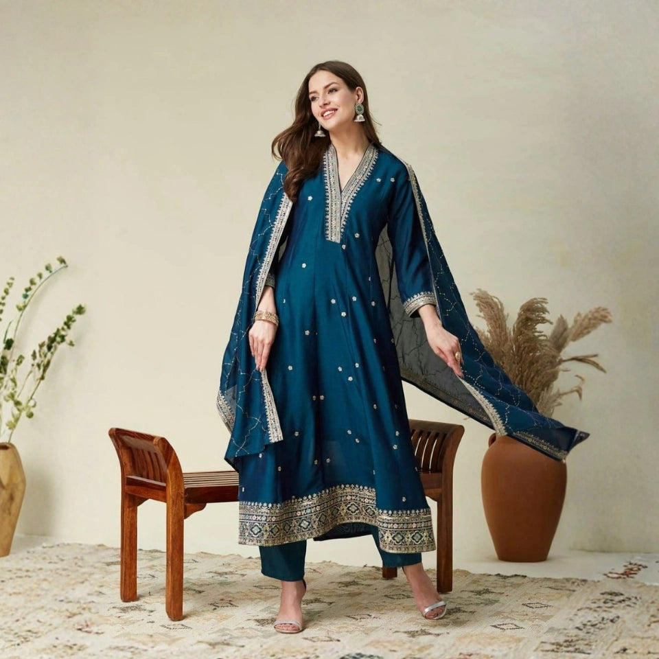 Sana Vichitra Kurti Set