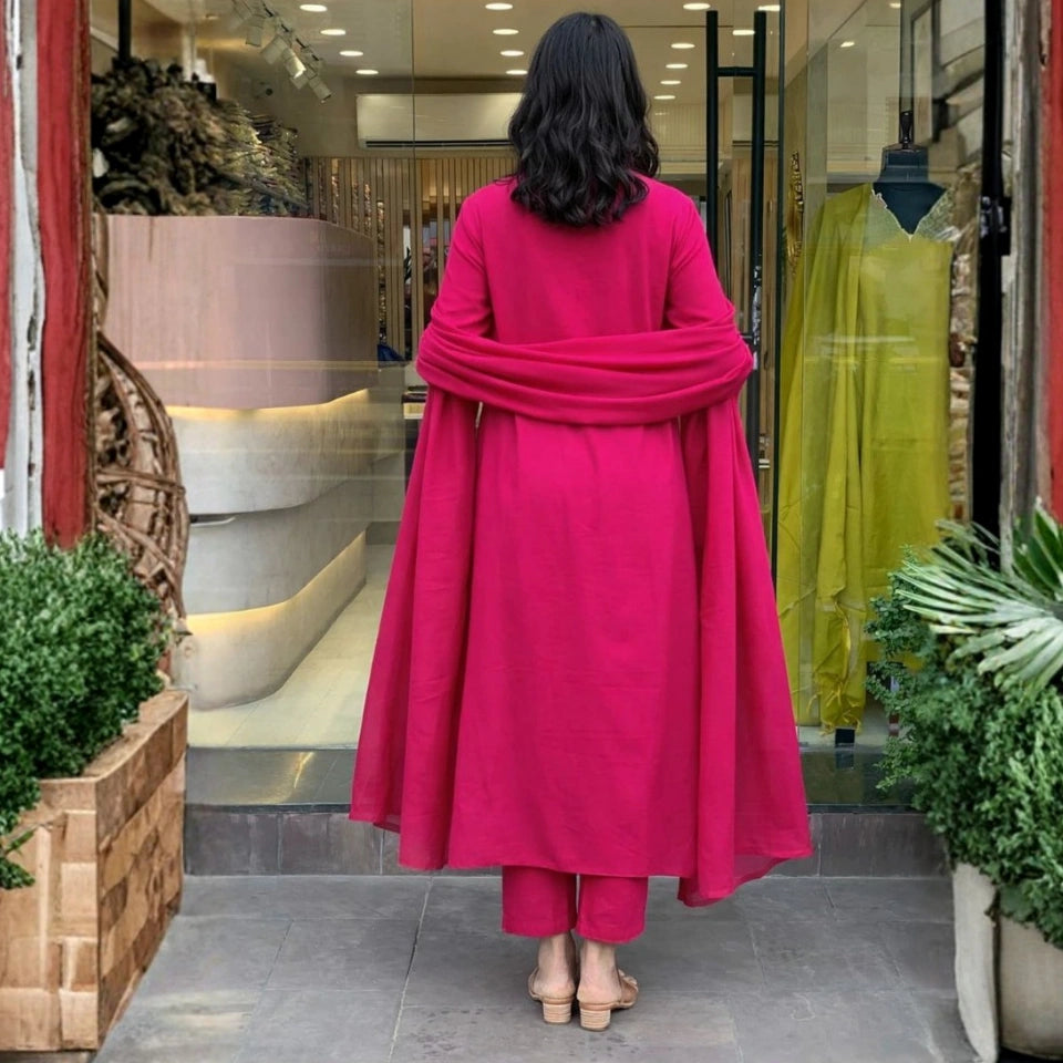 Inaya Chanderi Kurti Set
