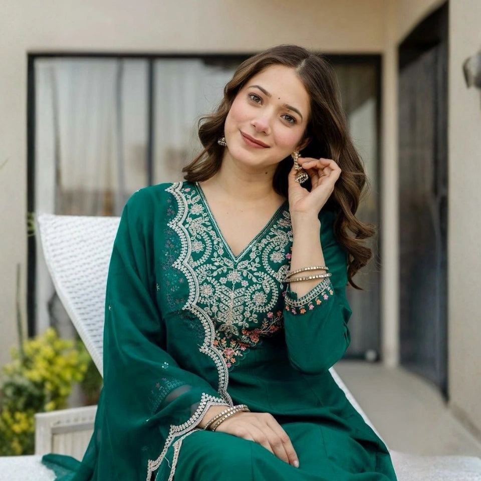 Alia Chinon Kurti Set