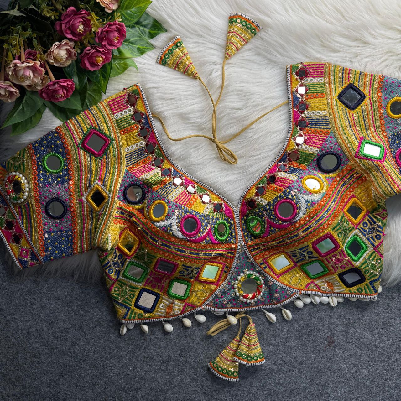 Fancy Design With Gamthi & Shell Lace Pattern