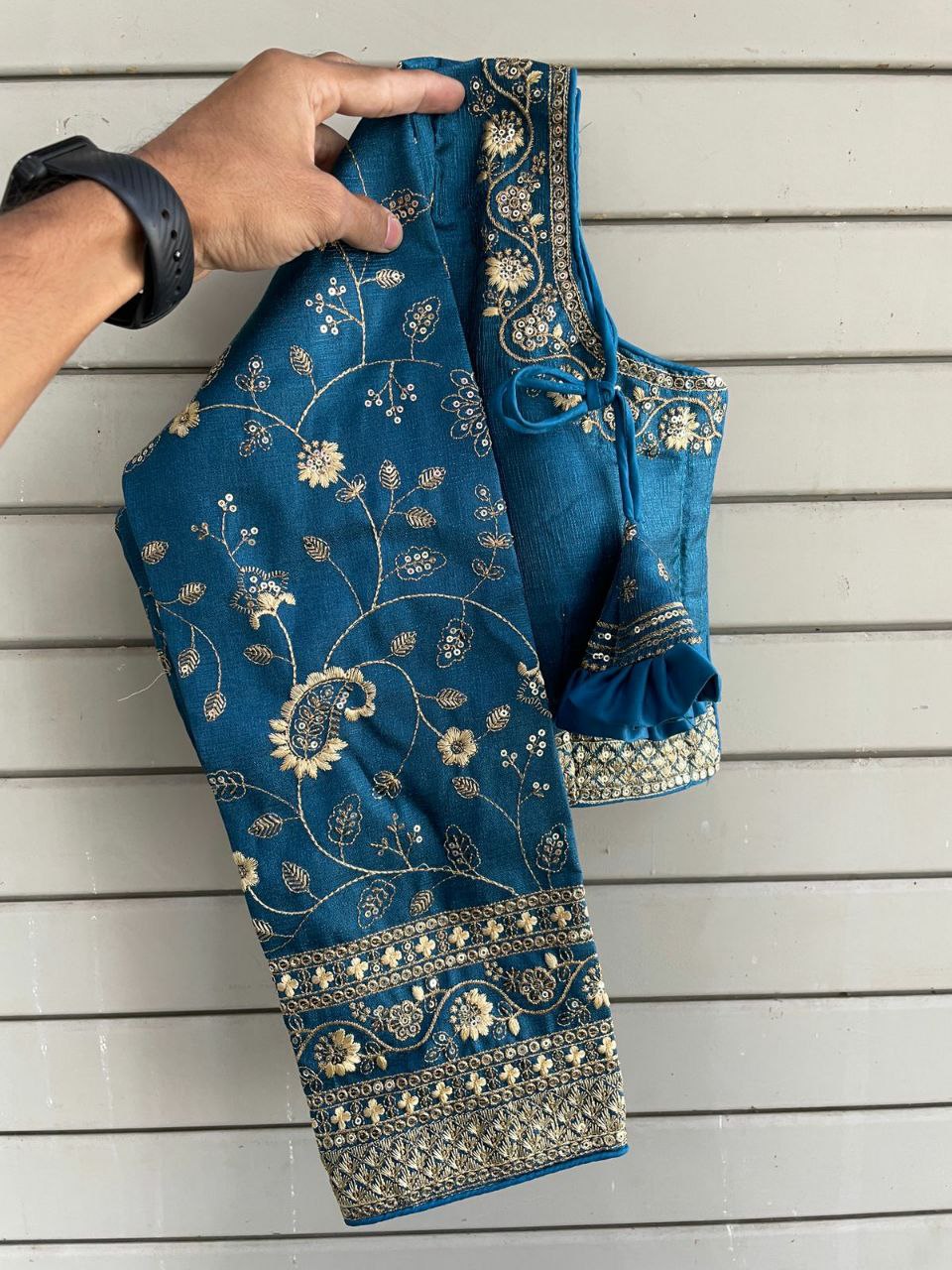 Heavy Embroidery Bridal Work Blouse