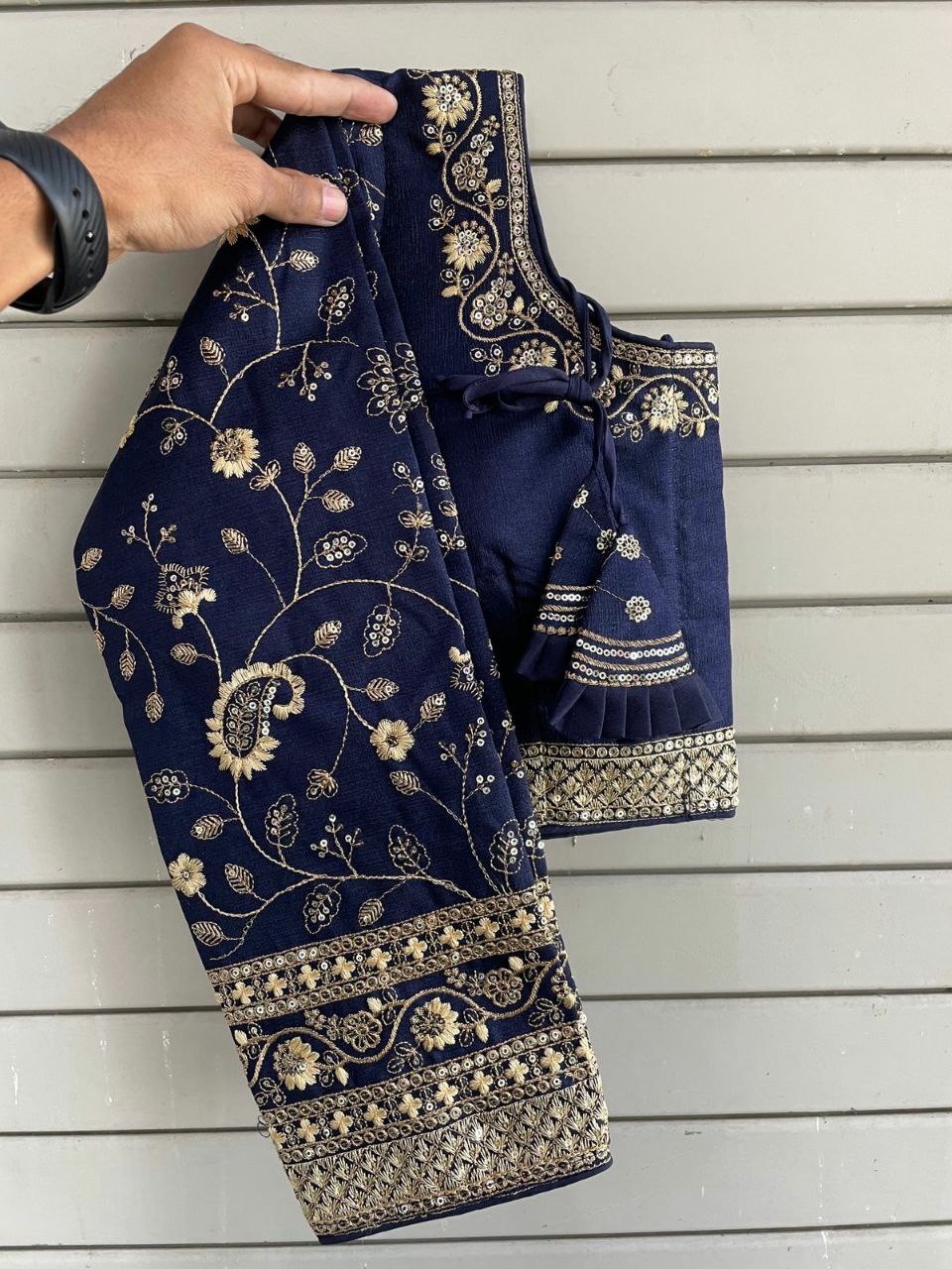 Heavy Embroidery Bridal Work Blouse